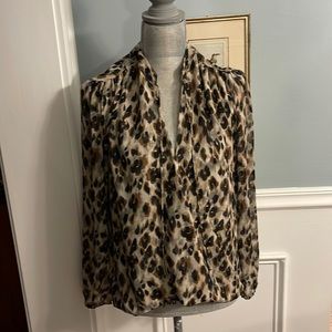 Leopard print blouse